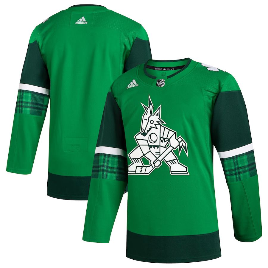 Men Arizona Coyotes adidas Kelly Green 2023 St. Patricks Day Primegreen Authentic NHL Jersey->customized nhl jersey->Custom Jersey